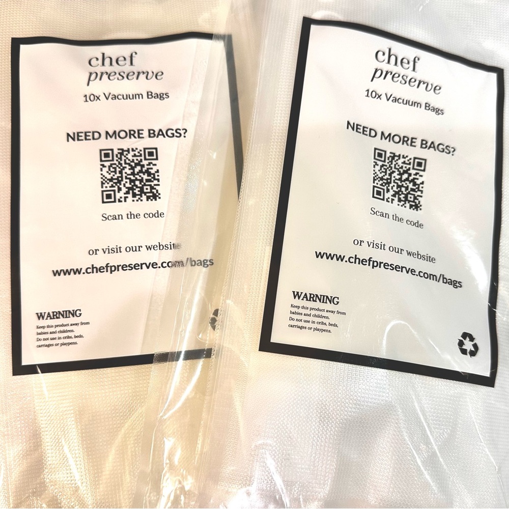 Chef Preserve Vacuum Sealer with Bags - Picture 3 of 3